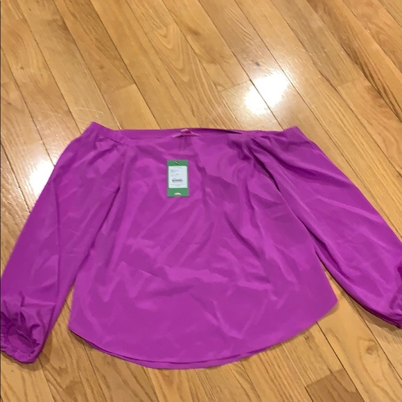 LILLY PULITZER WOMEN'S ADIRA SILK TOP - Picture 1 of 4